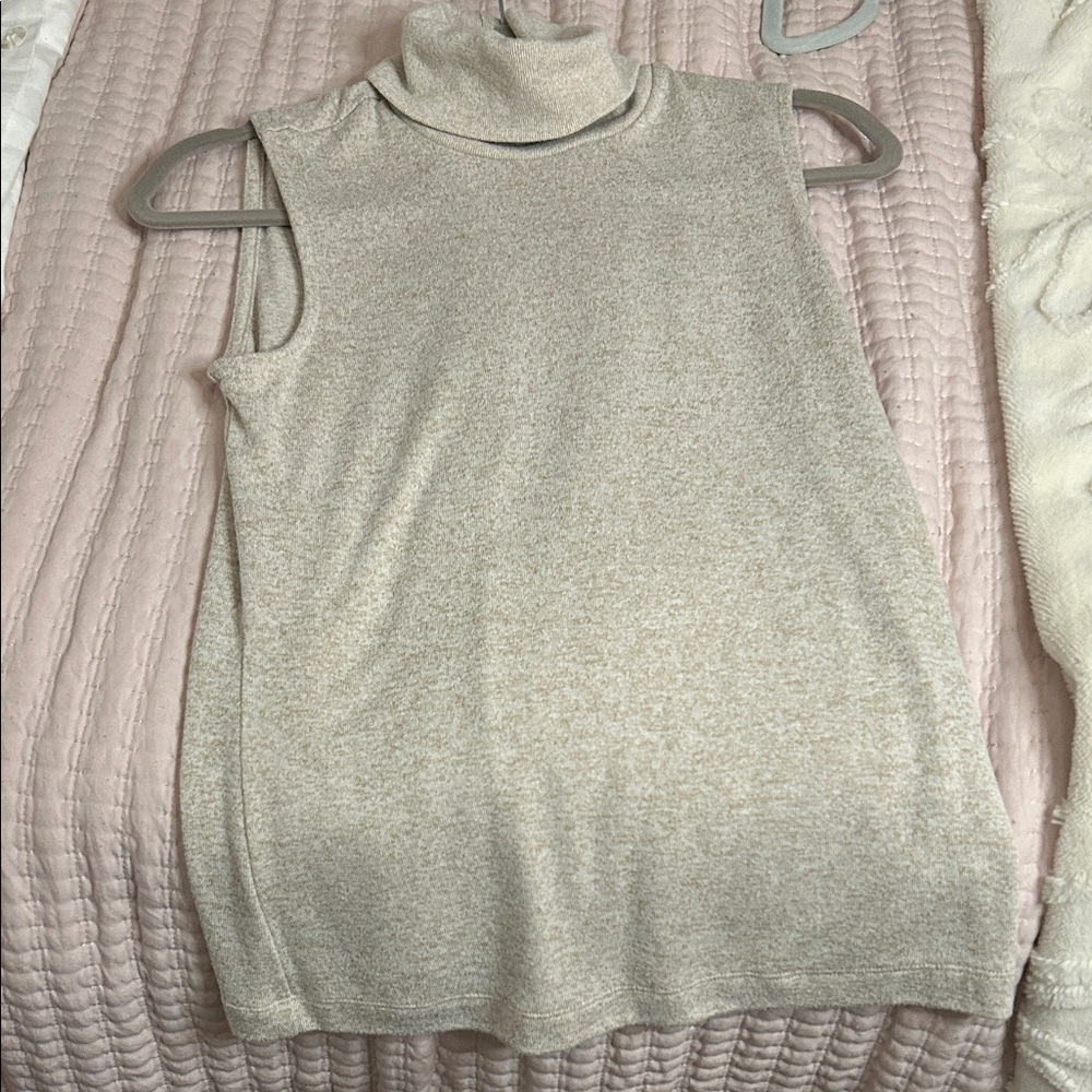 Banana Republic Soft Luxe Beige Turtleneck